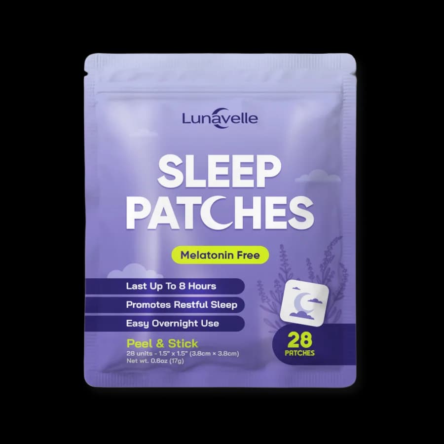 1 bag of melatonin-free sleep patches (28 patches)